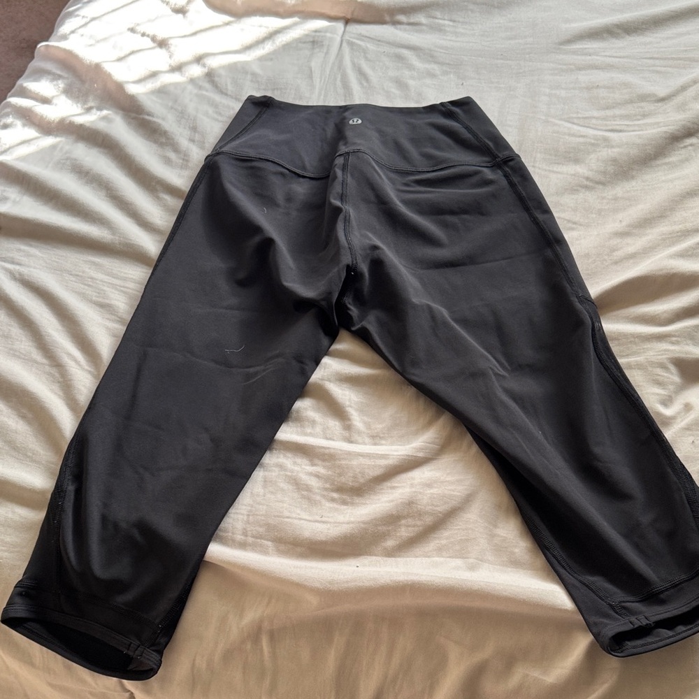 Lululemon Black Capris - Picture 5 of 6